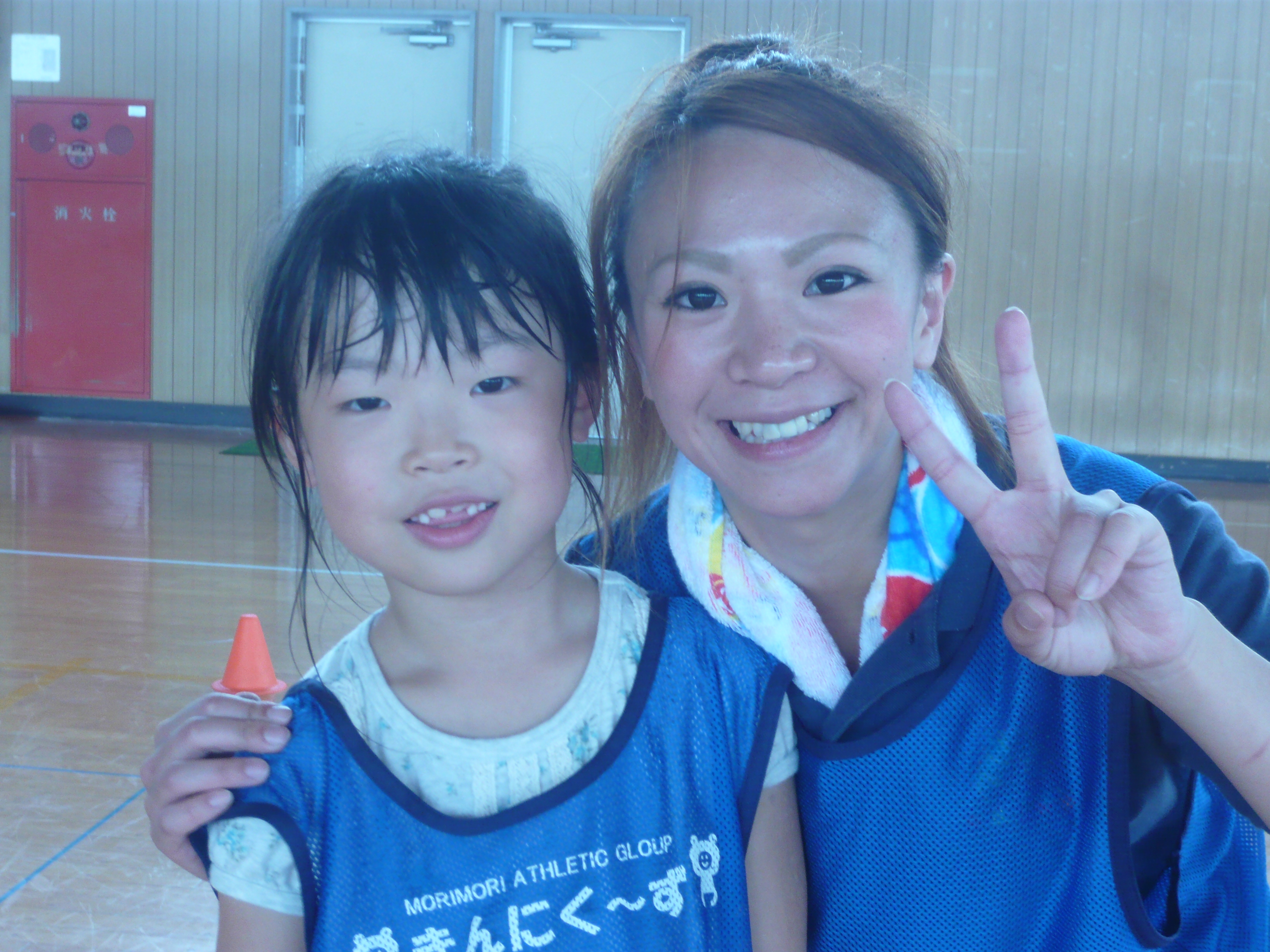 運動遊びをお届けの様子